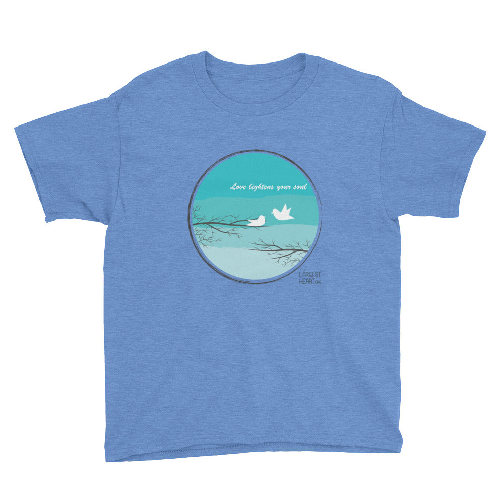 Youth Short Sleeve T-Shirt - Love Lightness the Soul