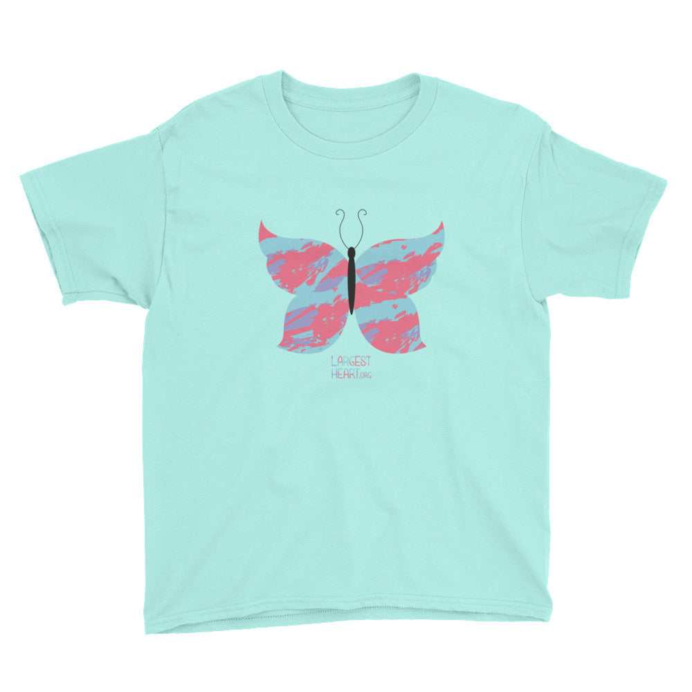 Youth Short Sleeve T-Shirt - Butterfly