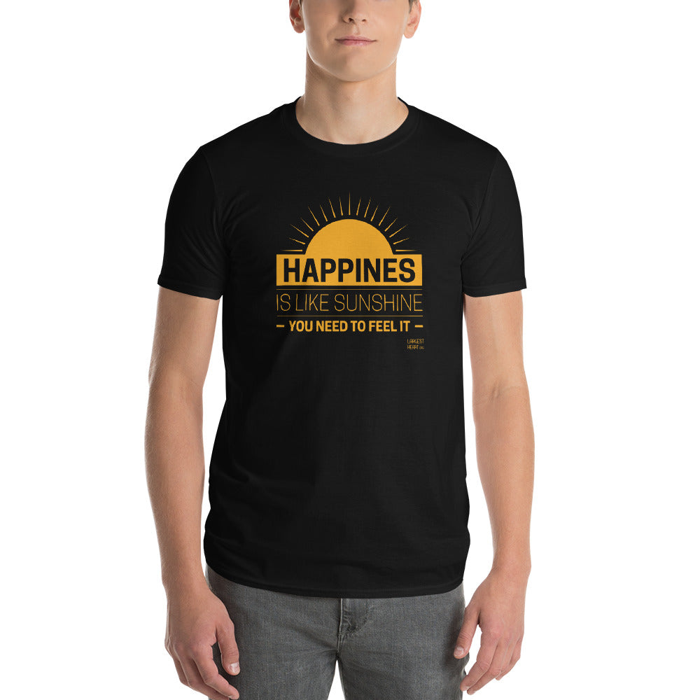 Men's Short Sleeve T-Shirt - Happiness
