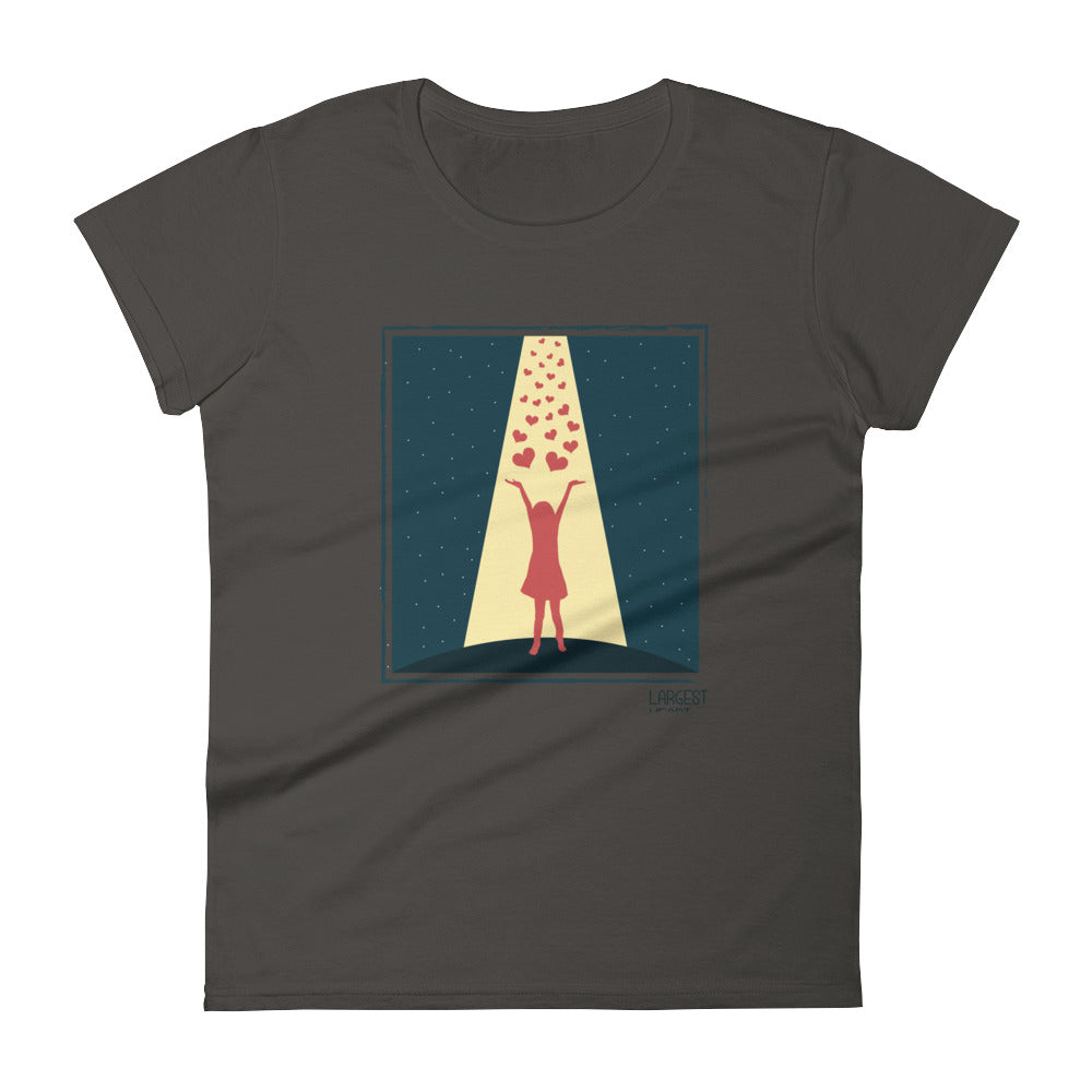 Women's Short Sleeve T-shirt - Hearts from Heaven