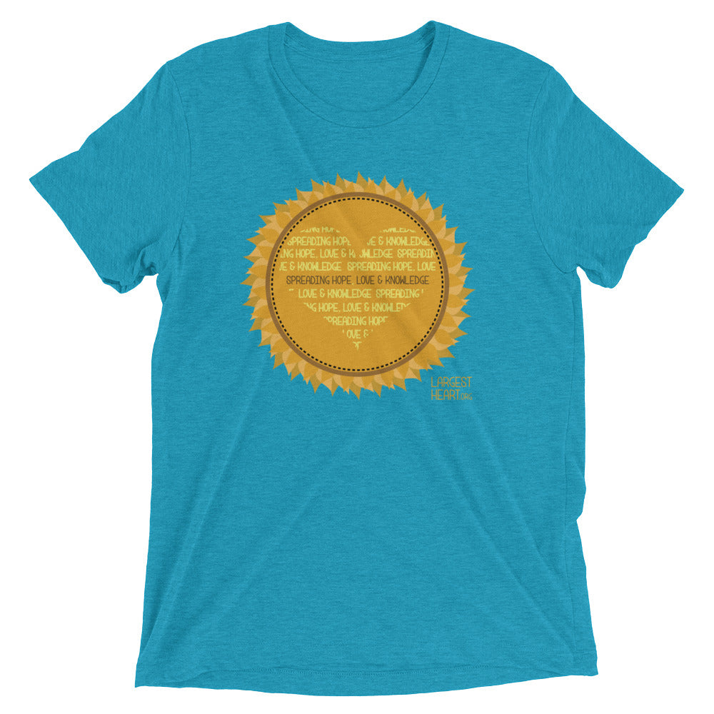 Triblend Short Sleeve T-shirt - Sunflower