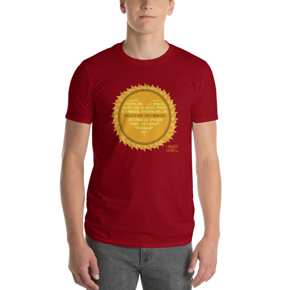 Men's Short Sleeve T-Shirt - Sunflower