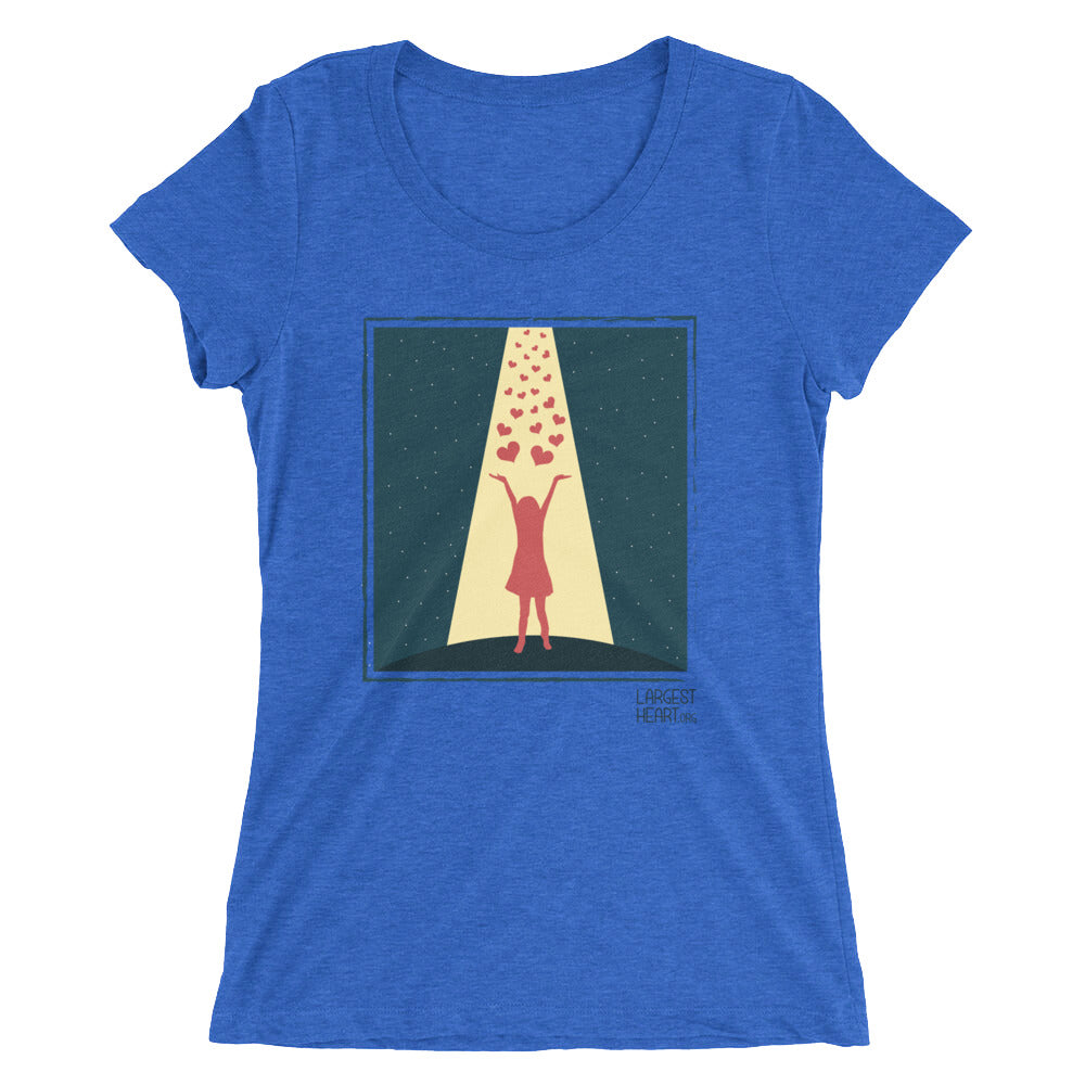 Ladies' short sleeve t-shirt - Hearts from Heaven