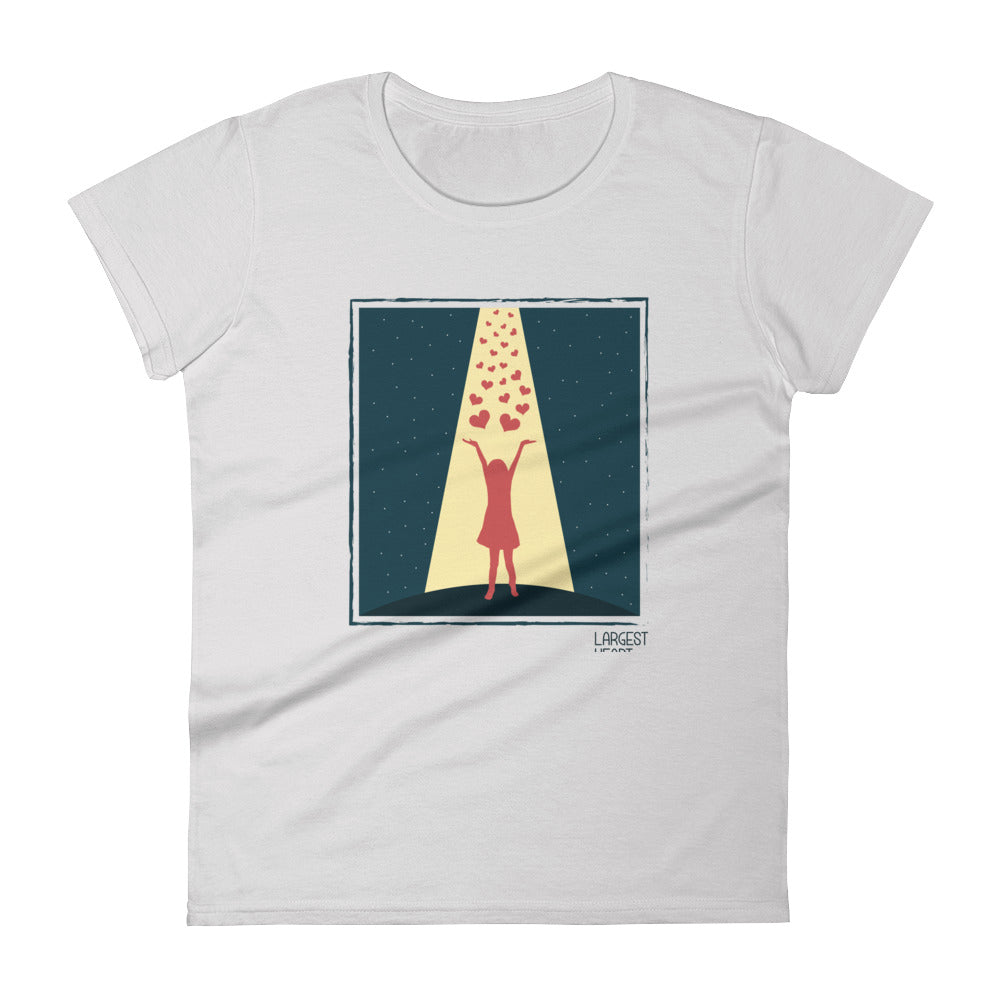 Women's Short Sleeve T-shirt - Hearts from Heaven