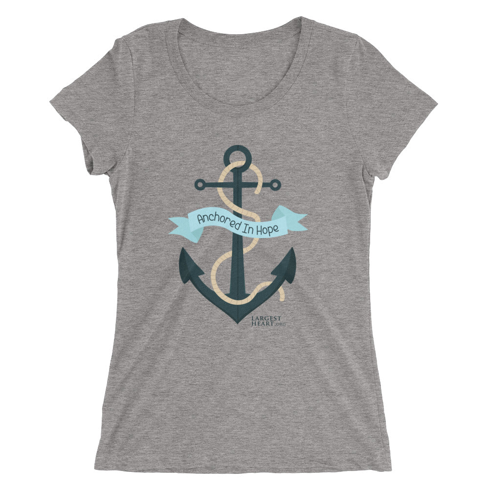 Ladies' short sleeve t-shirt - Anchored