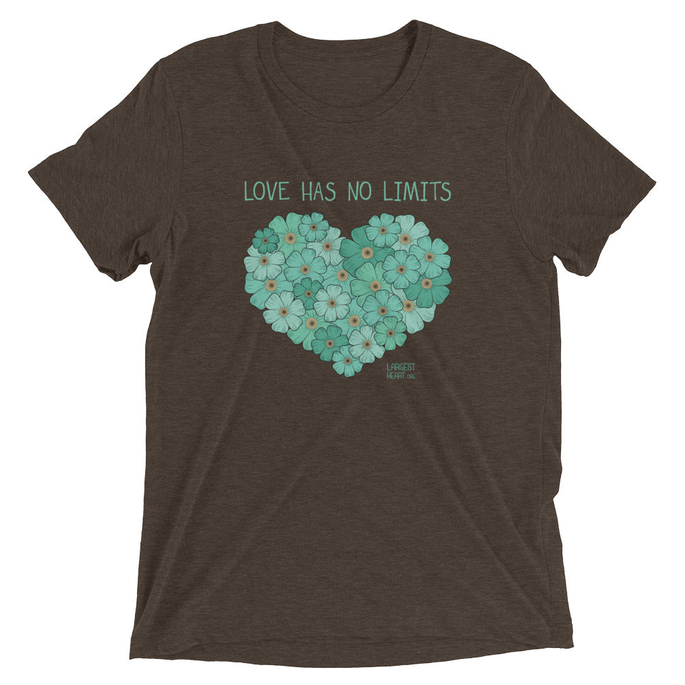 Triblend Short Sleeve T-shirt - Flower
