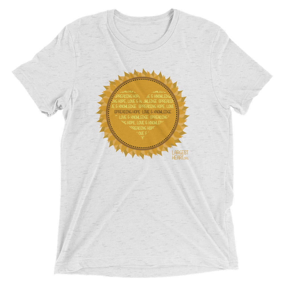 Triblend Short Sleeve T-shirt - Sunflower