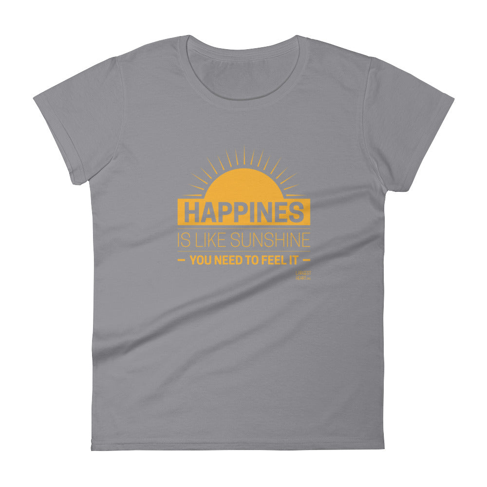 Women's Short Sleeve T-shirt - Happiness