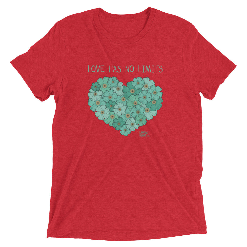 Triblend Short Sleeve T-shirt - Flower