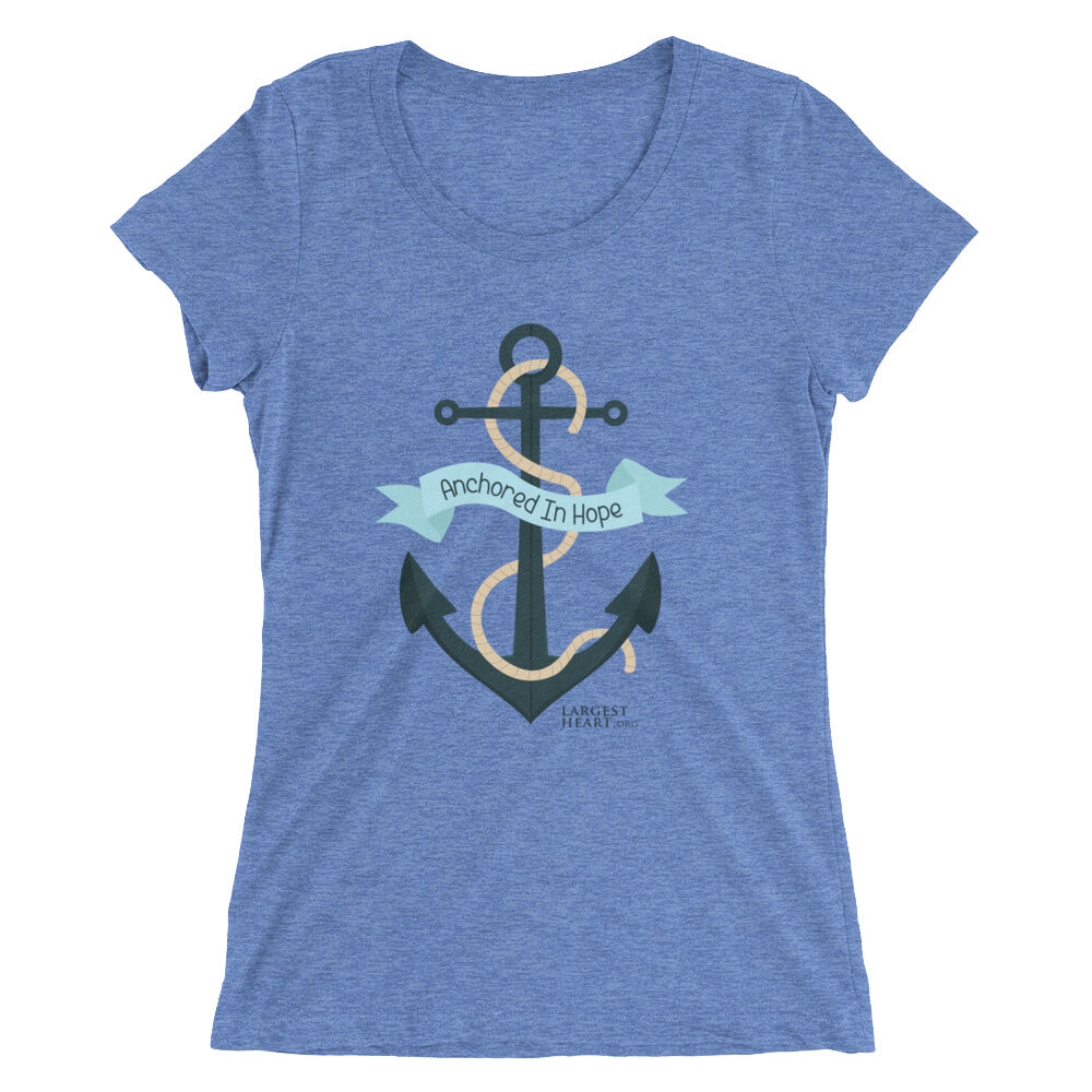 Ladies' short sleeve t-shirt - Anchored
