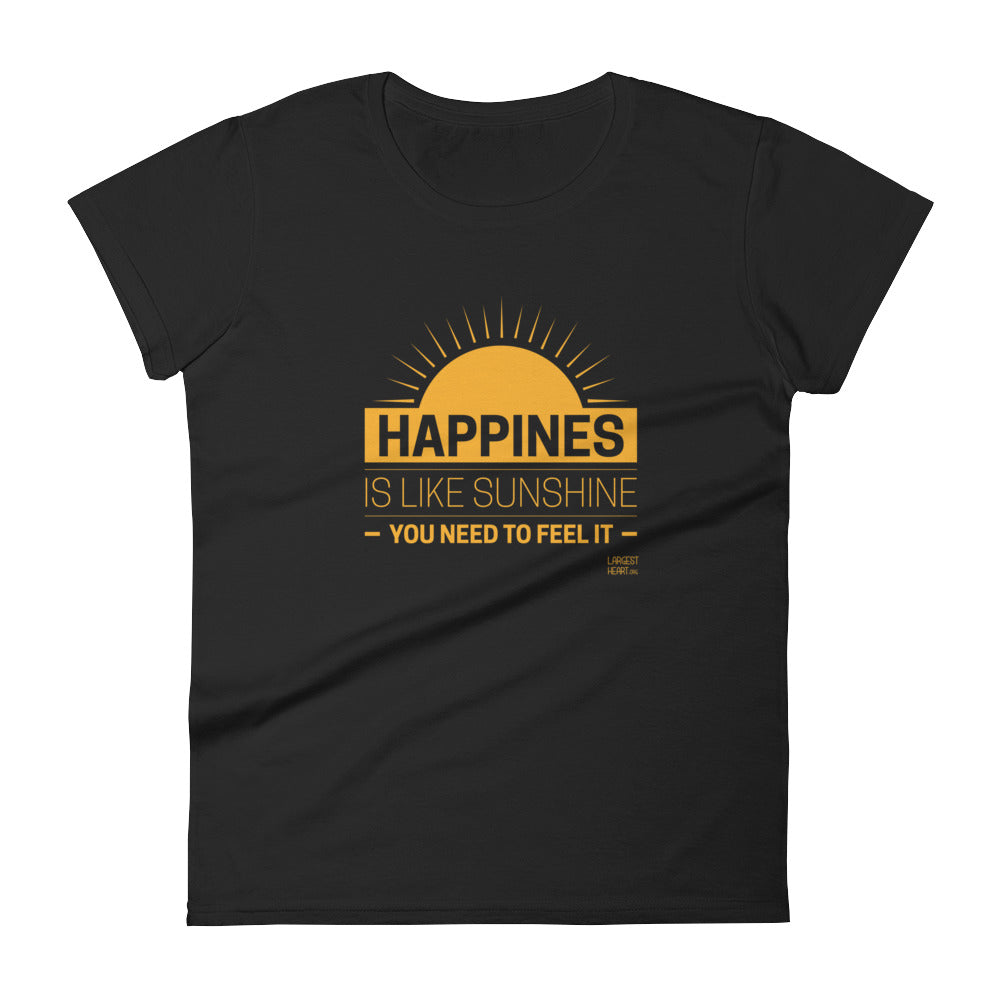 Women's Short Sleeve T-shirt - Happiness