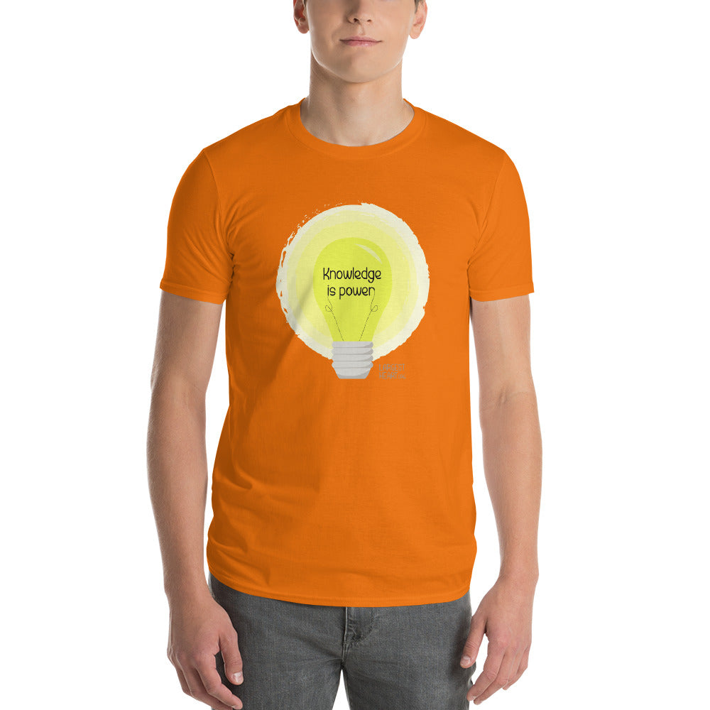 Men's Short Sleeve T-Shirt - Knowledge is Power