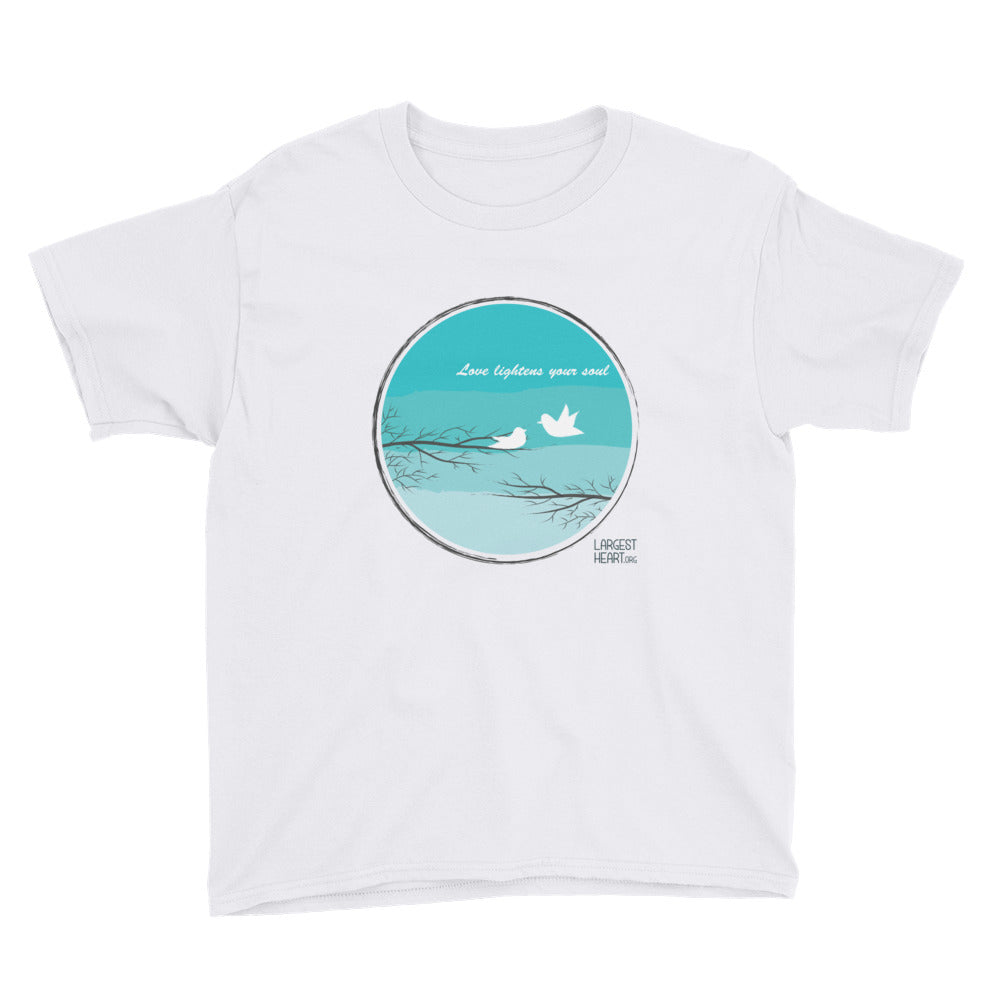 Youth Short Sleeve T-Shirt - Love Lightness the Soul