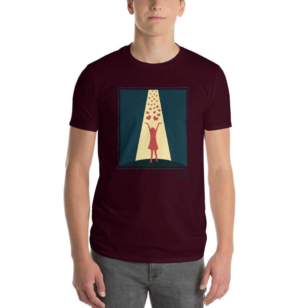 Men's Short Sleeve T-Shirt - Hearts from Heaven