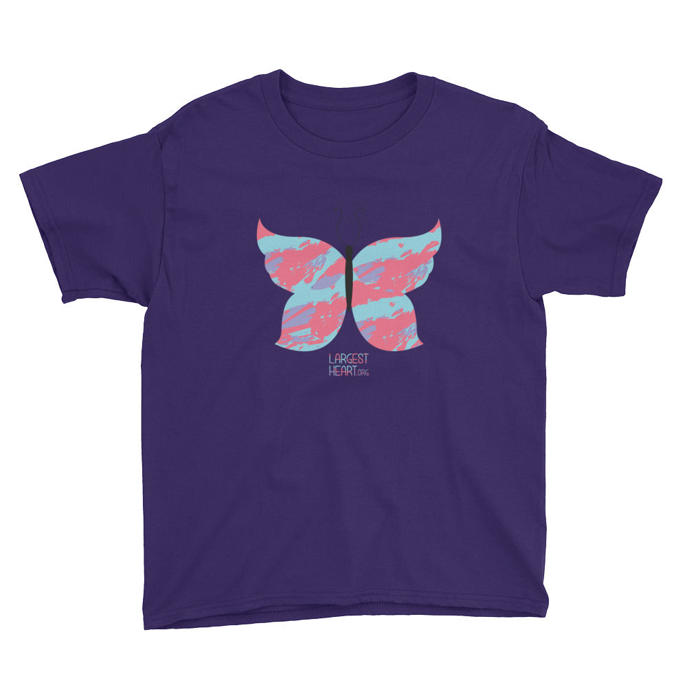 Youth Short Sleeve T-Shirt - Butterfly