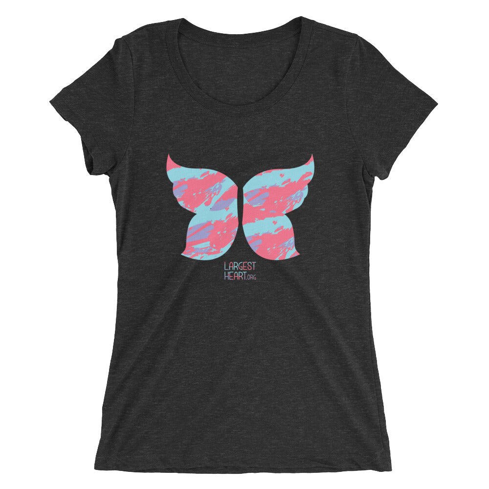 Ladies' short sleeve t-shirt - Butterfly
