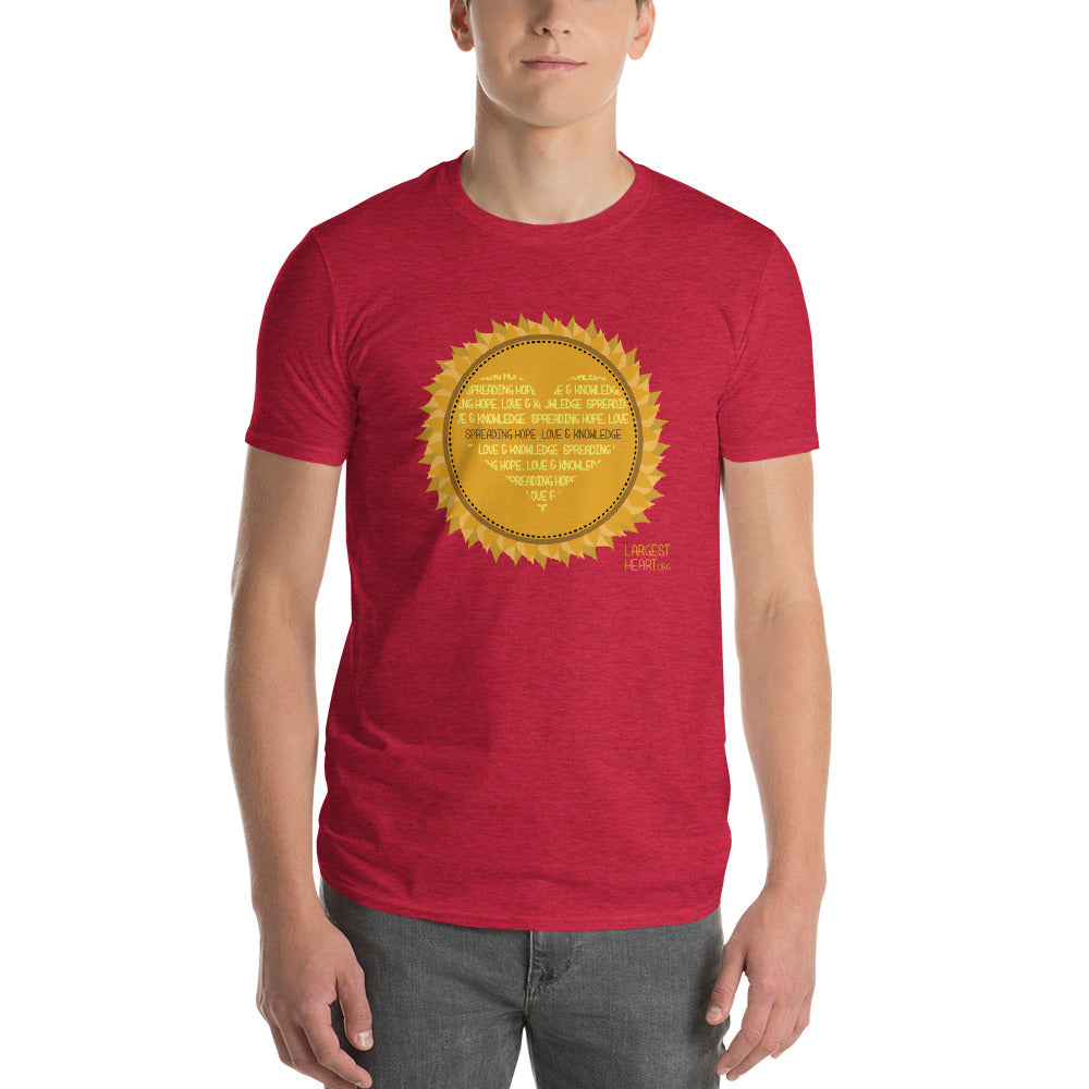 Men's Short Sleeve T-Shirt - Sunflower