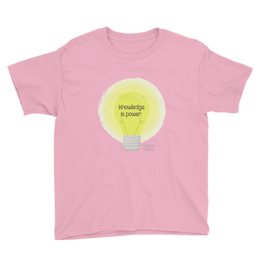 Youth Short Sleeve T-Shirt - Knowledge is Power