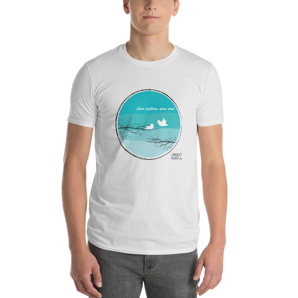 Men's Short Sleeve T-Shirt - Love Lightness the Soul