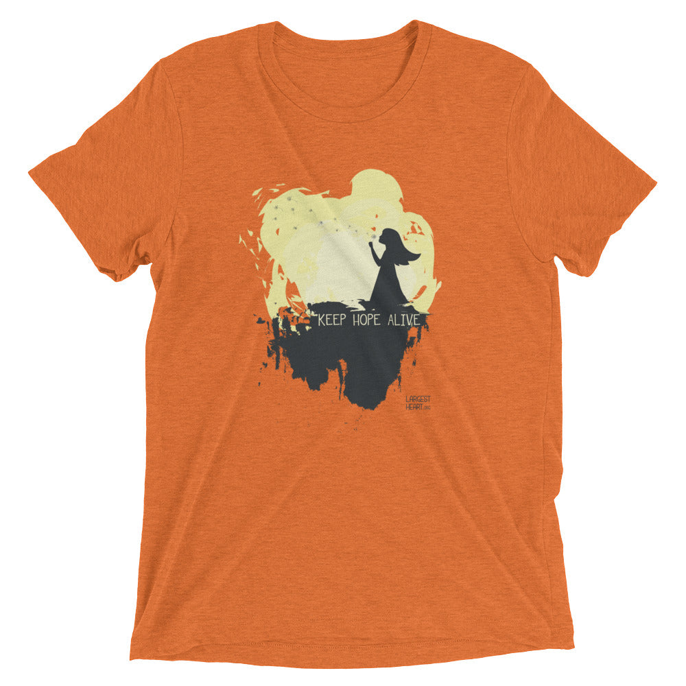 Triblend Short Sleeve T-shirt - Keep Hope Alive