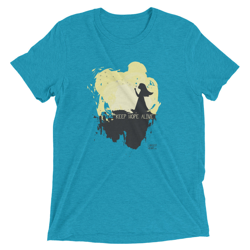 Triblend Short Sleeve T-shirt - Keep Hope Alive