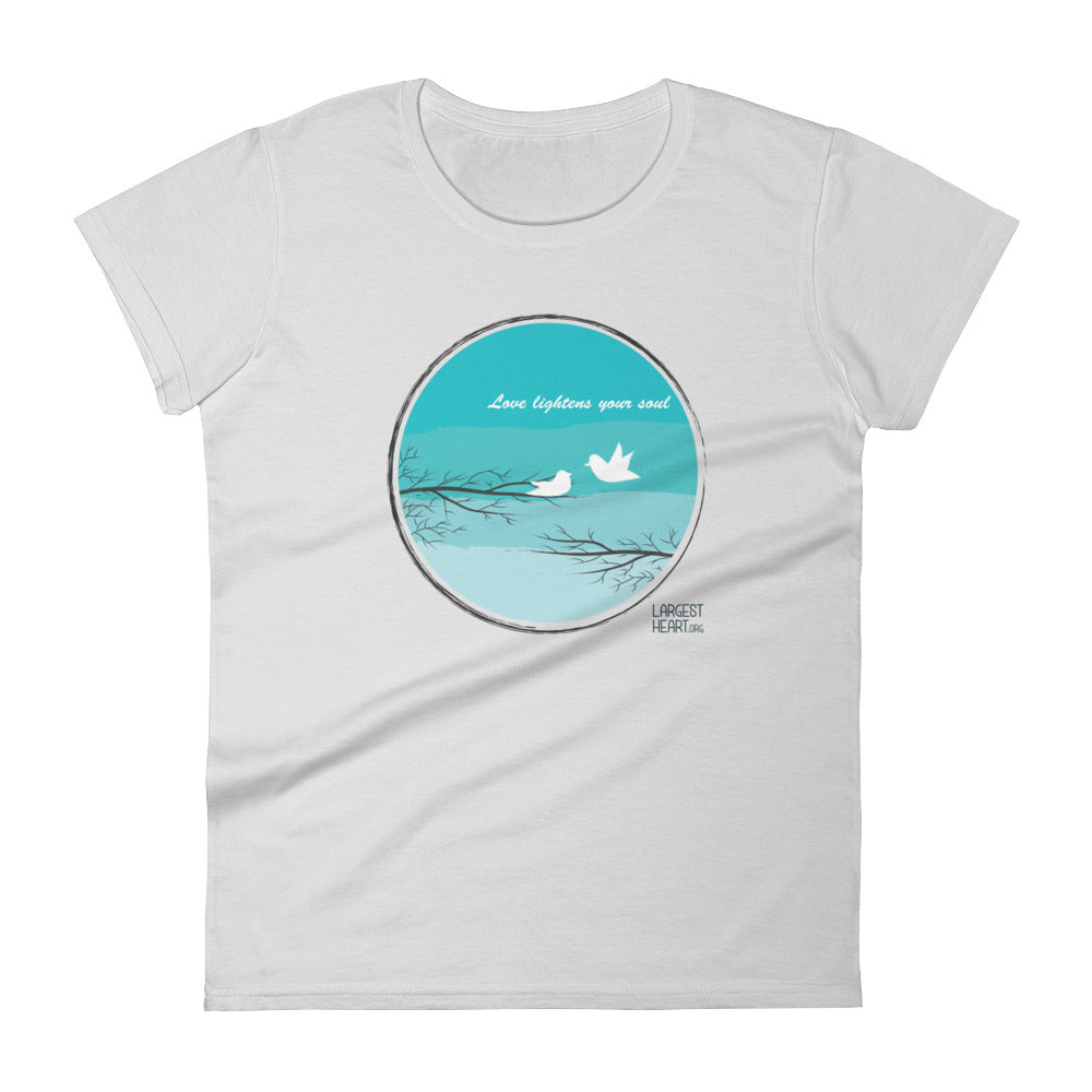 Women's Short Sleeve T-shirt - Love Lightness the Soul