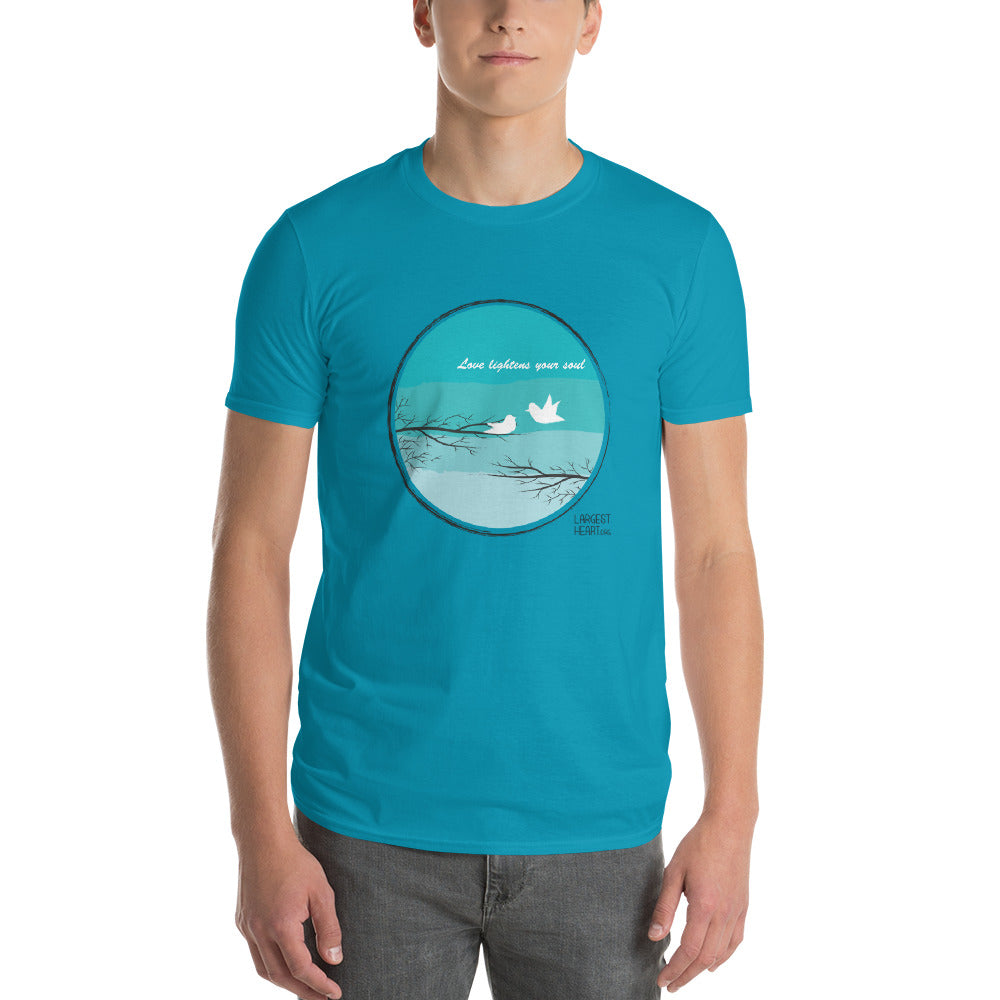 Men's Short Sleeve T-Shirt - Love Lightness the Soul