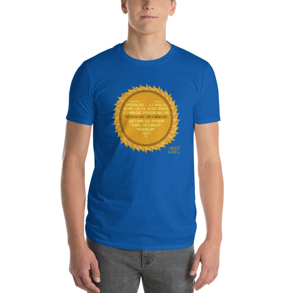 Men's Short Sleeve T-Shirt - Sunflower
