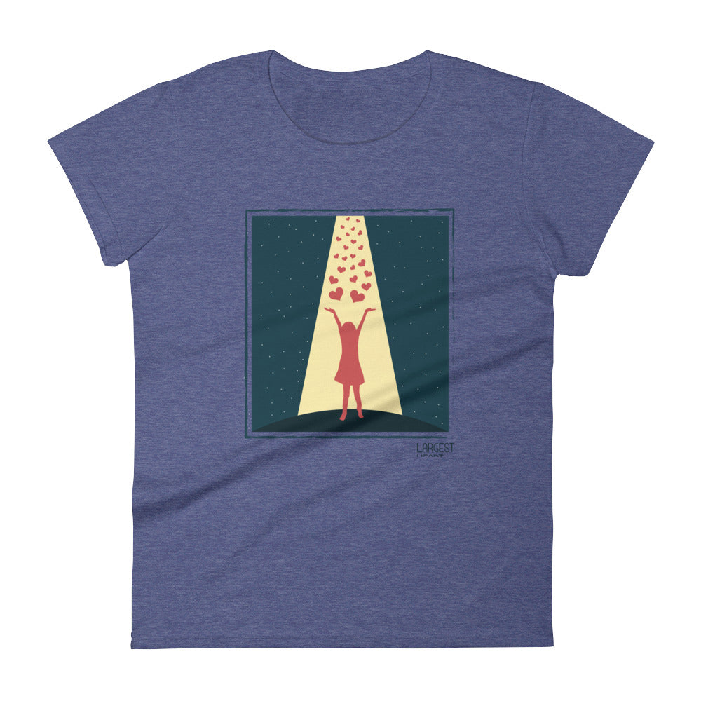 Women's Short Sleeve T-shirt - Hearts from Heaven