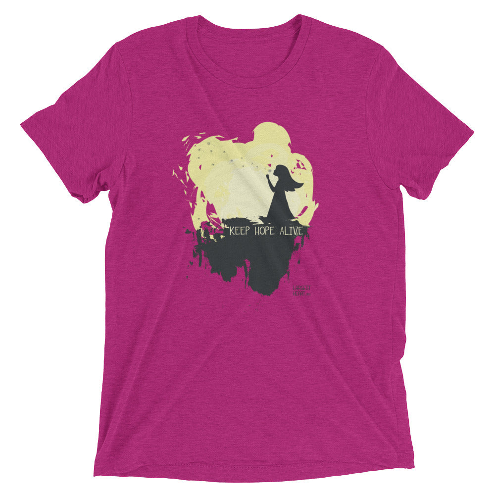 Triblend Short Sleeve T-shirt - Keep Hope Alive