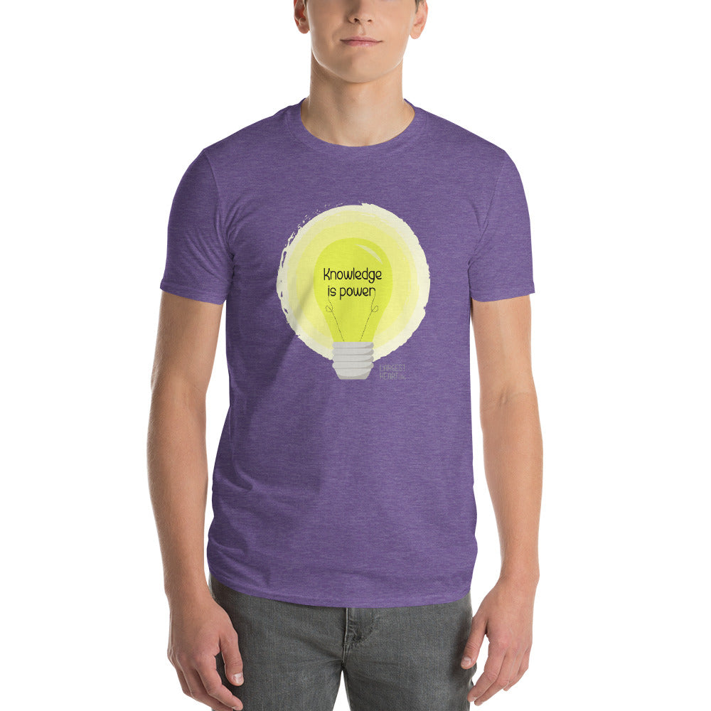Men's Short Sleeve T-Shirt - Knowledge is Power
