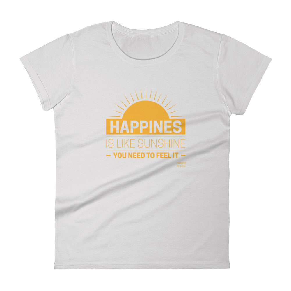 Women's Short Sleeve T-shirt - Happiness