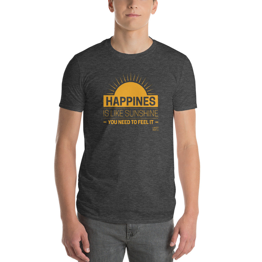 Men's Short Sleeve T-Shirt - Happiness