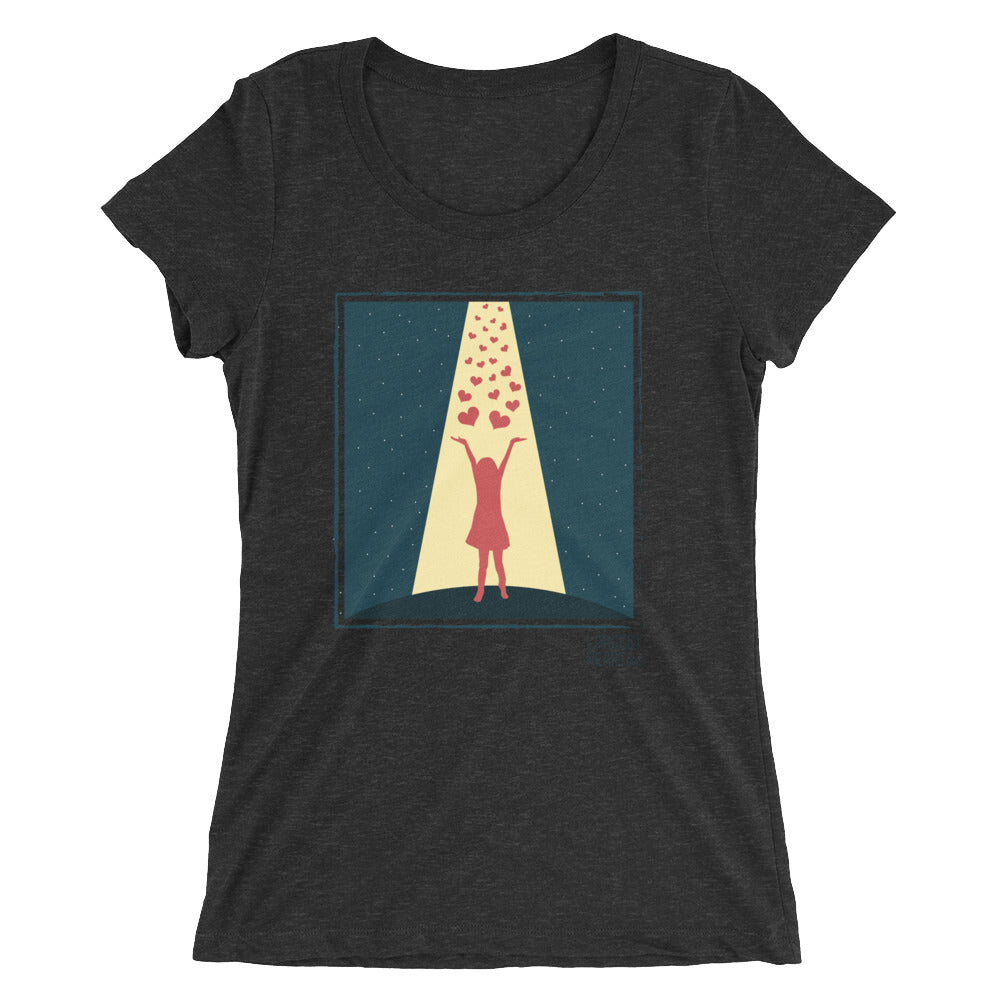 Ladies' short sleeve t-shirt - Hearts from Heaven