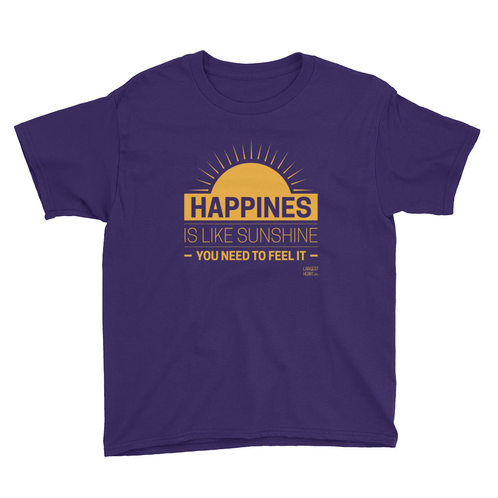 Youth Short Sleeve T-Shirt - Happiness