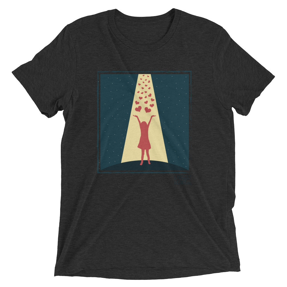 Triblend Short Sleeve T-shirt - Hearts in Heaven