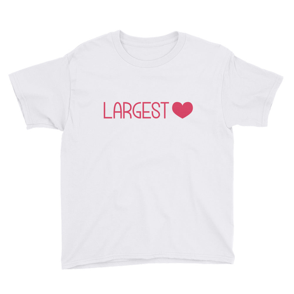 Youth Short Sleeve T-Shirt - Largest Heart