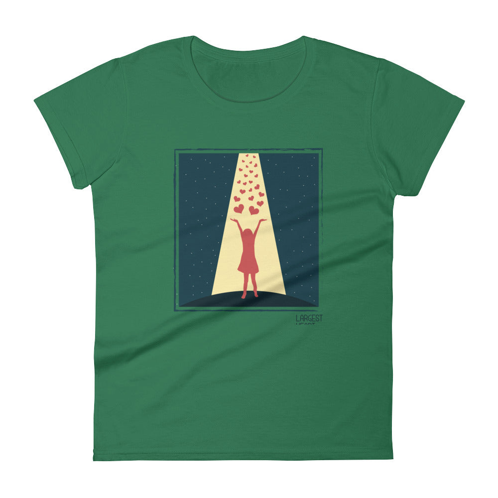 Women's Short Sleeve T-shirt - Hearts from Heaven