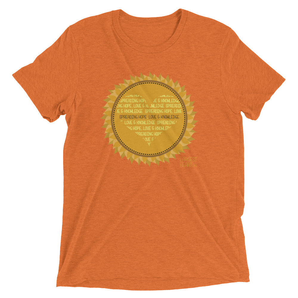 Triblend Short Sleeve T-shirt - Sunflower