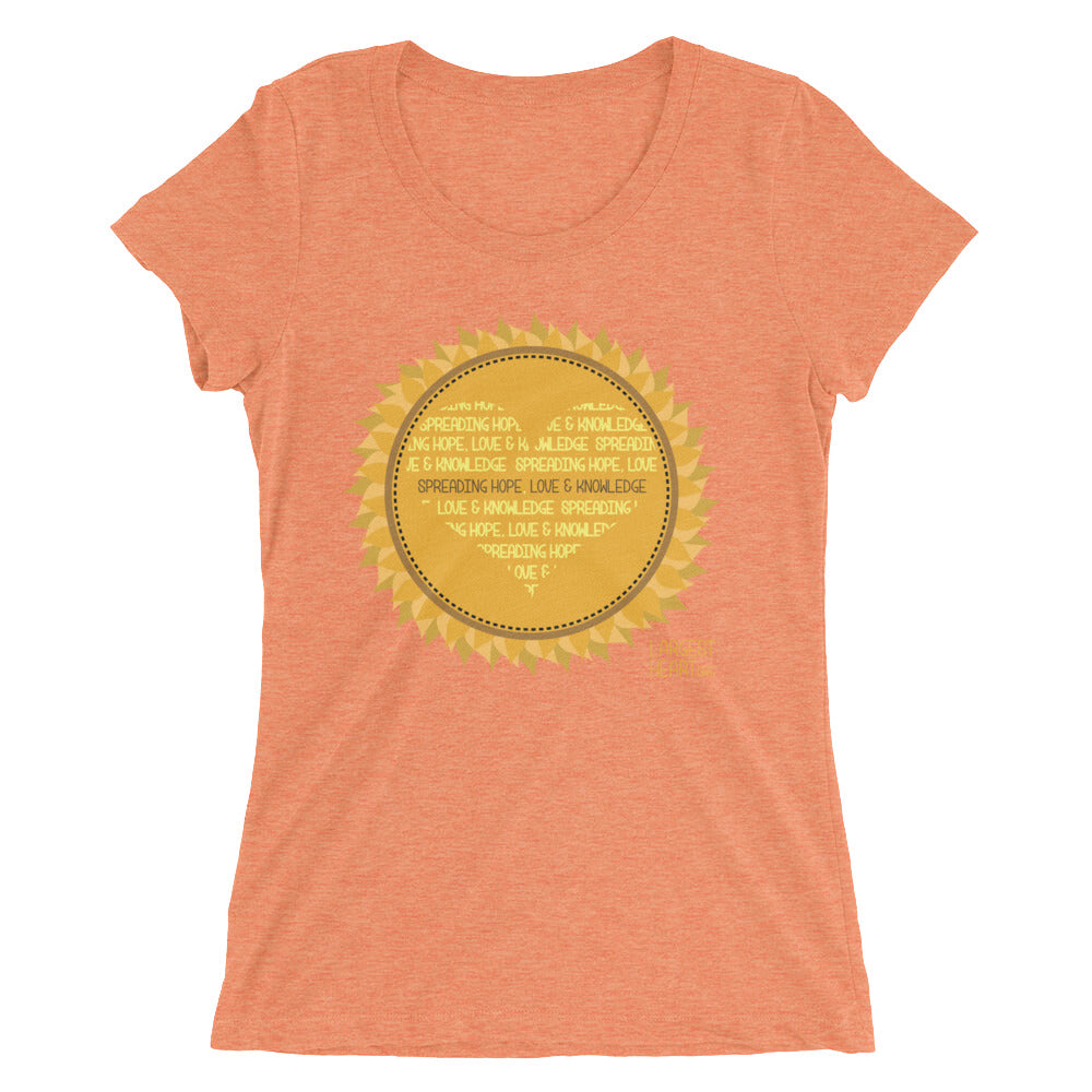 Ladies' short sleeve t-shirt - Sunflower
