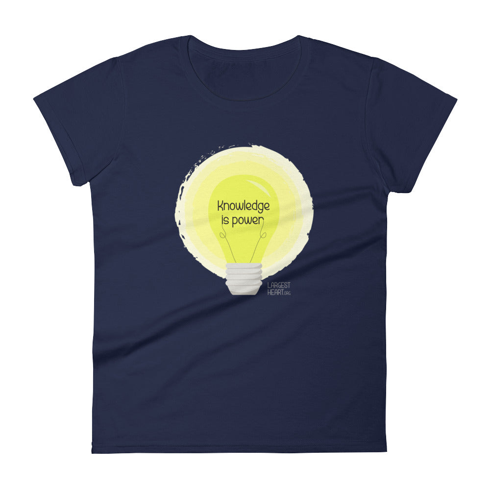 Women's Short Sleeve T-shirt - Knowledge is Power