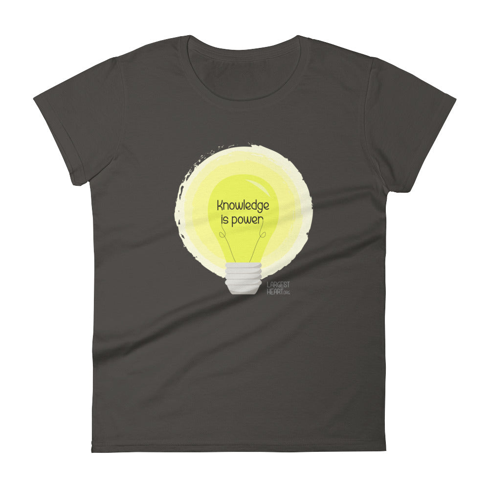 Women's Short Sleeve T-shirt - Knowledge is Power