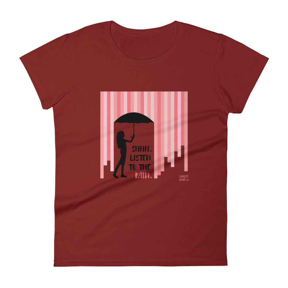 Women's Short Sleeve T-shirt - Rain
