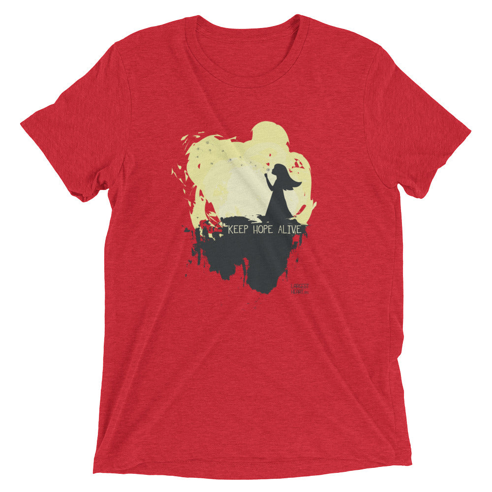 Triblend Short Sleeve T-shirt - Keep Hope Alive