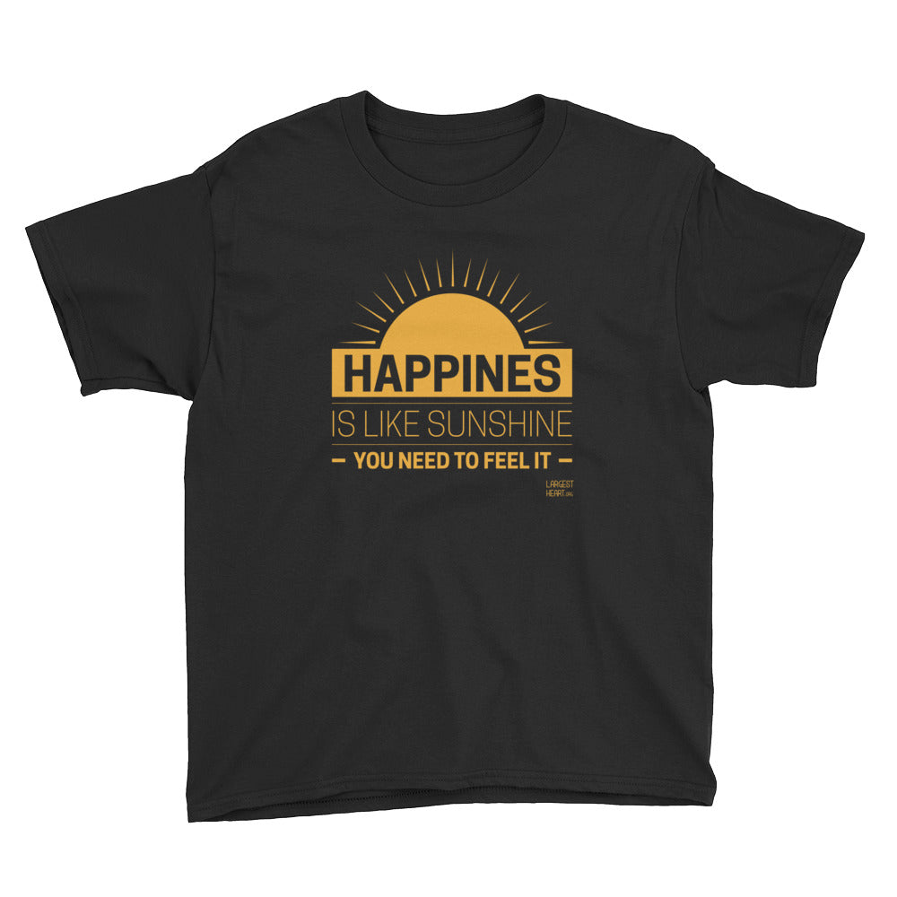 Youth Short Sleeve T-Shirt - Happiness