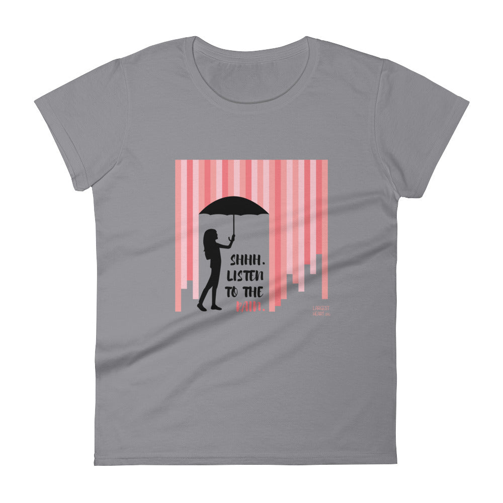Women's Short Sleeve T-shirt - Rain