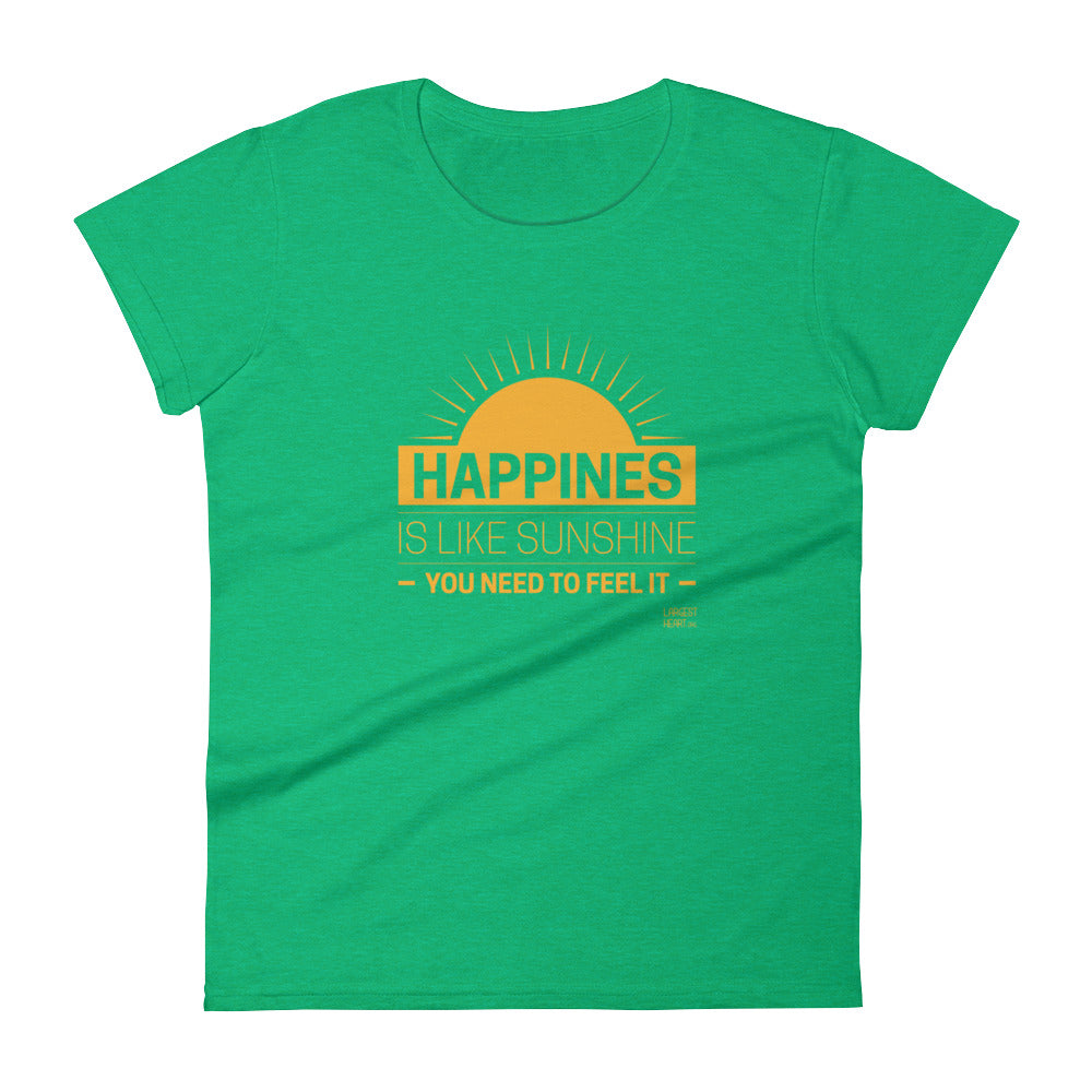 Women's Short Sleeve T-shirt - Happiness