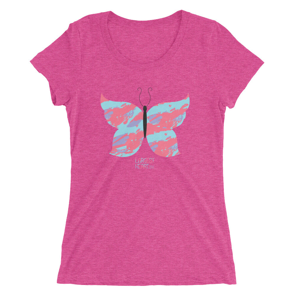 Ladies' short sleeve t-shirt - Butterfly