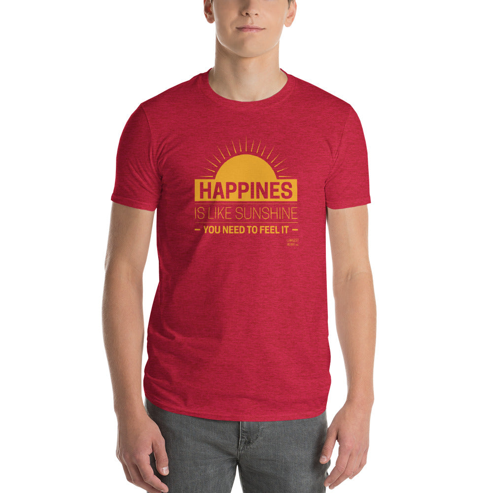 Men's Short Sleeve T-Shirt - Happiness