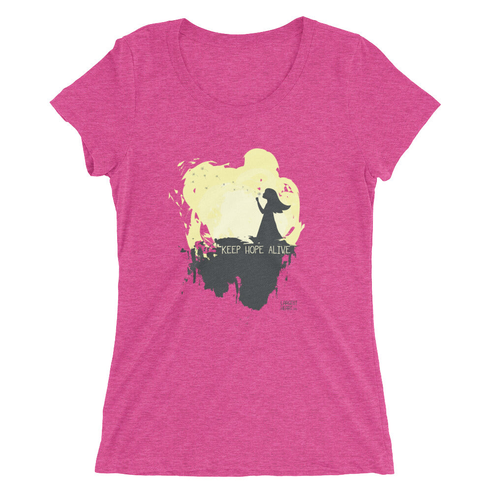 Ladies' short sleeve t-shirt - Keep Hope Alive